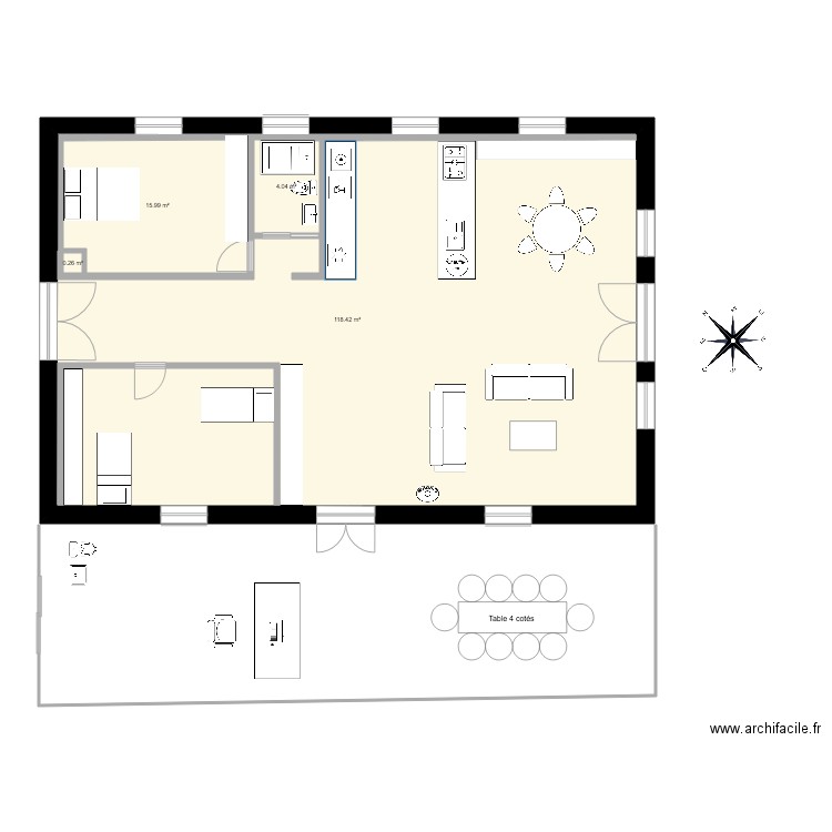 La Grève sur Mignon Grange. Plan de 0 pièce et 0 m2