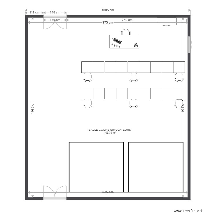 Salle Simulateur REIMS. Plan de 0 pièce et 0 m2