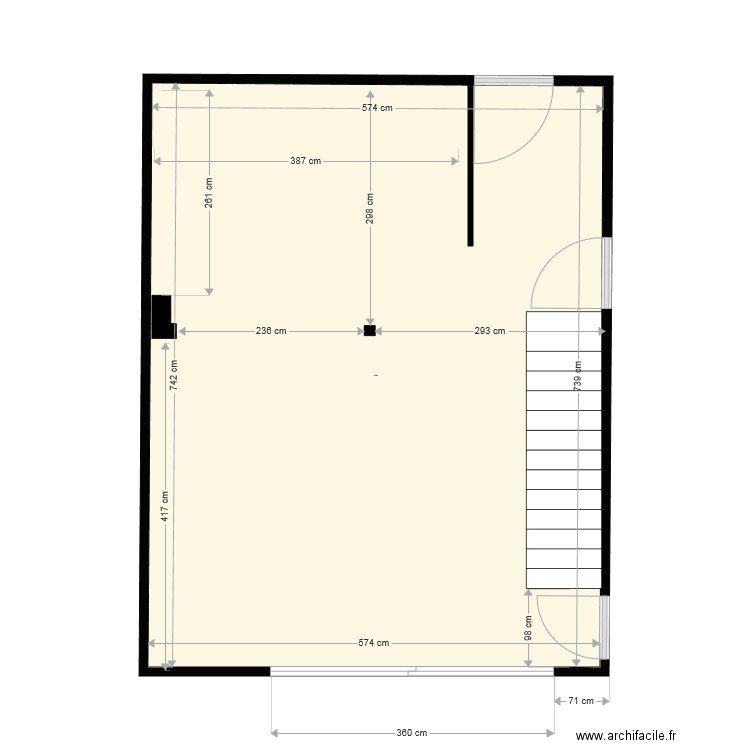 maison. Plan de 0 pièce et 0 m2