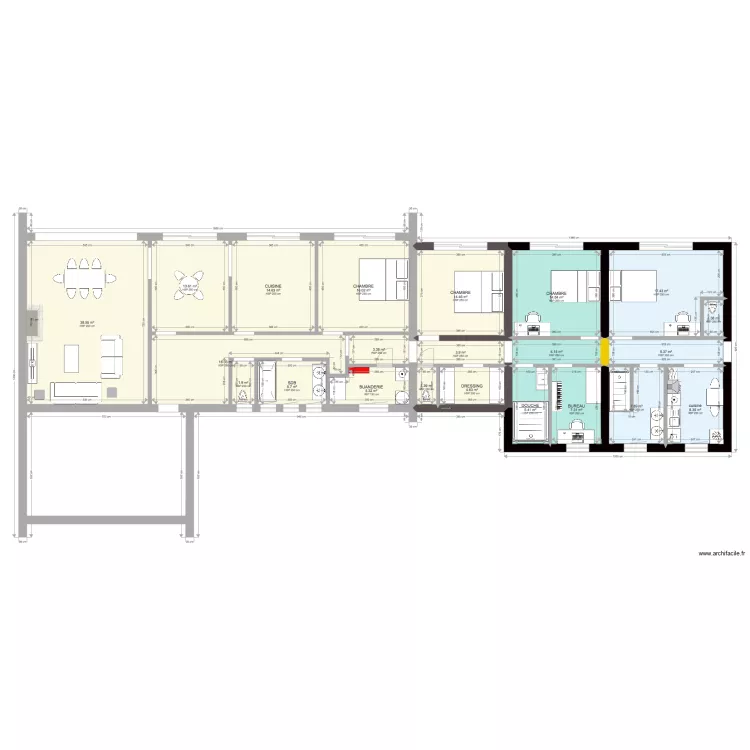 VEDRIN fin &eacute;tudiant. Plan de 