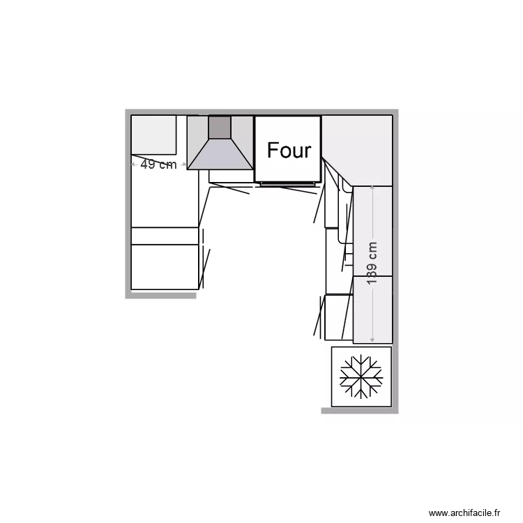 plan cuisine . Plan de 