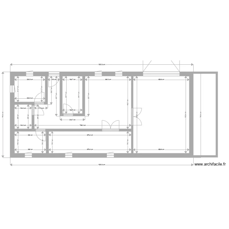 hangar. Plan de 