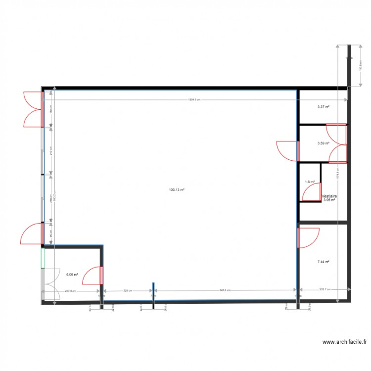 MILLENIUM SANS TABLE Resto Entrée WC salle V1 250118. Plan de 0 pièce et 0 m2