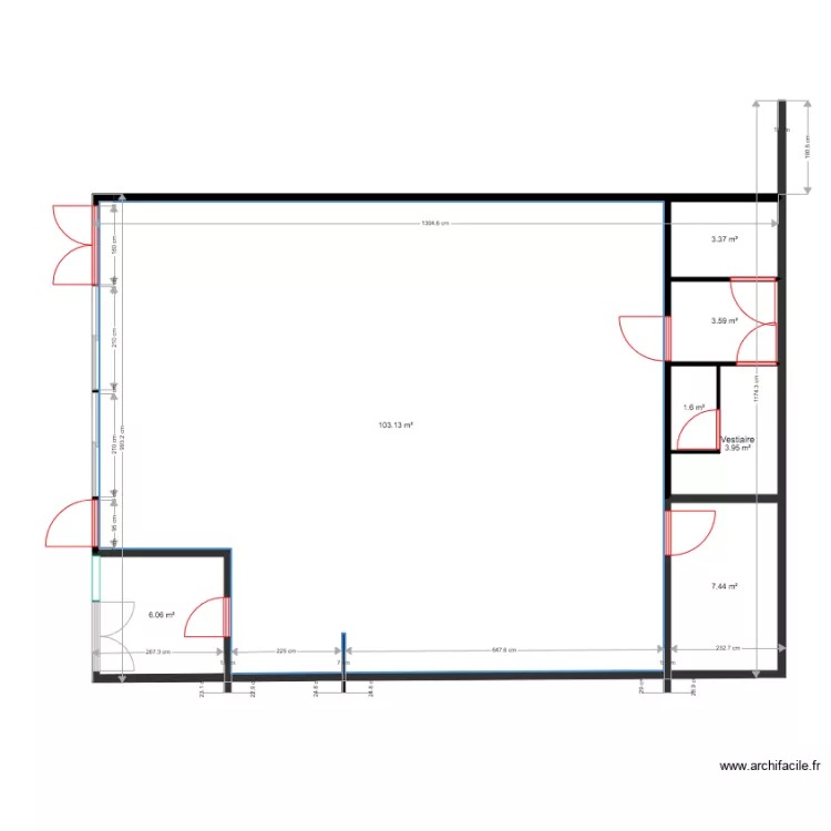 MILLENIUM SANS TABLE Resto Entr&eacute;e WC salle V1 250118. Plan de 