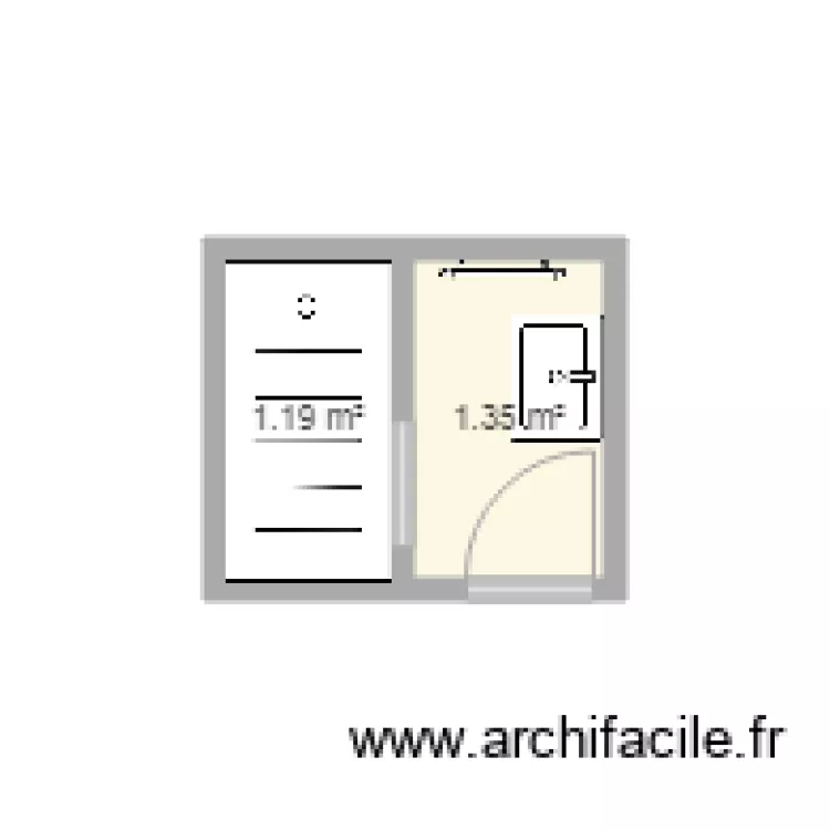 Valeria B salle d eau Hammam. Plan de 