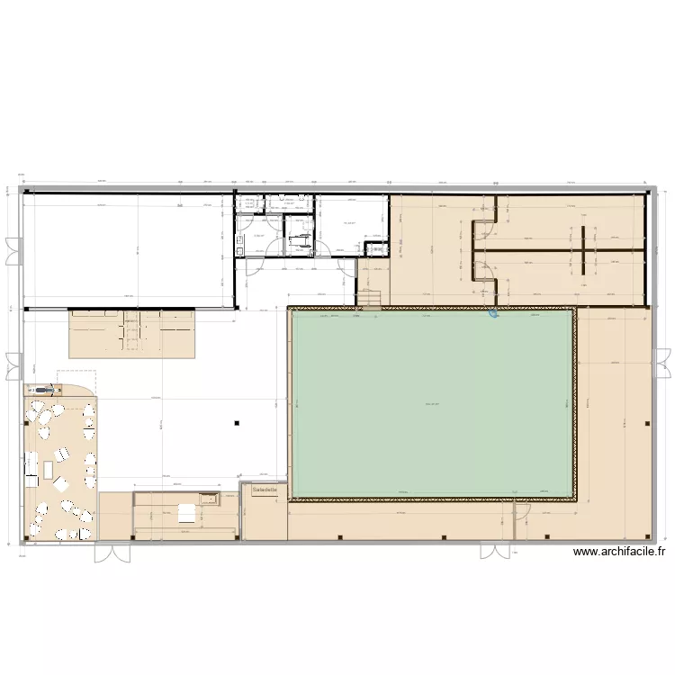 Take off 1 am&eacute;nagement. Plan de 