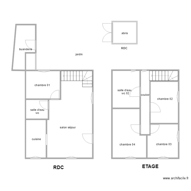 BERTHAULT. Plan de 0 pièce et 0 m2