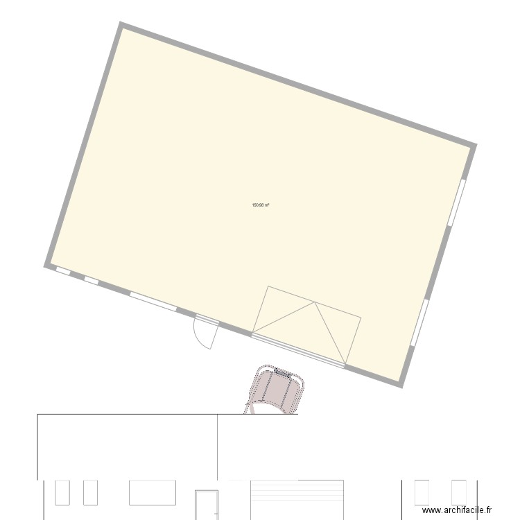 depot capendu. Plan de 0 pièce et 0 m2