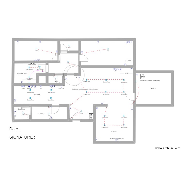  Projet Boutier - Bron. Plan de 0 pièce et 0 m2