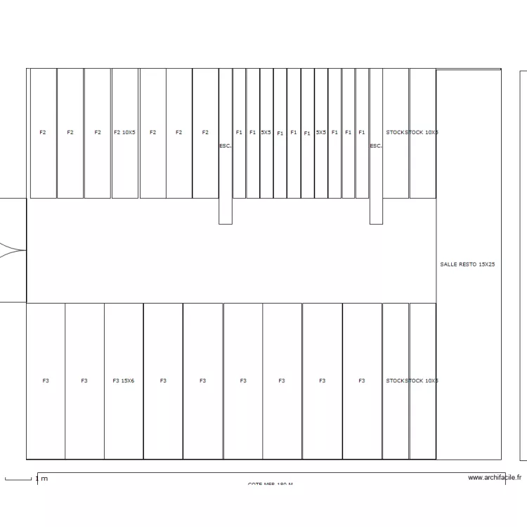 26 APPART 2 PT 1 ETAGE. Plan de 26 APPART 2 PT 1 ETAGE. Plan de