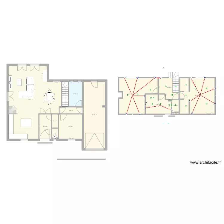 maison cotation elec prise. Plan de 