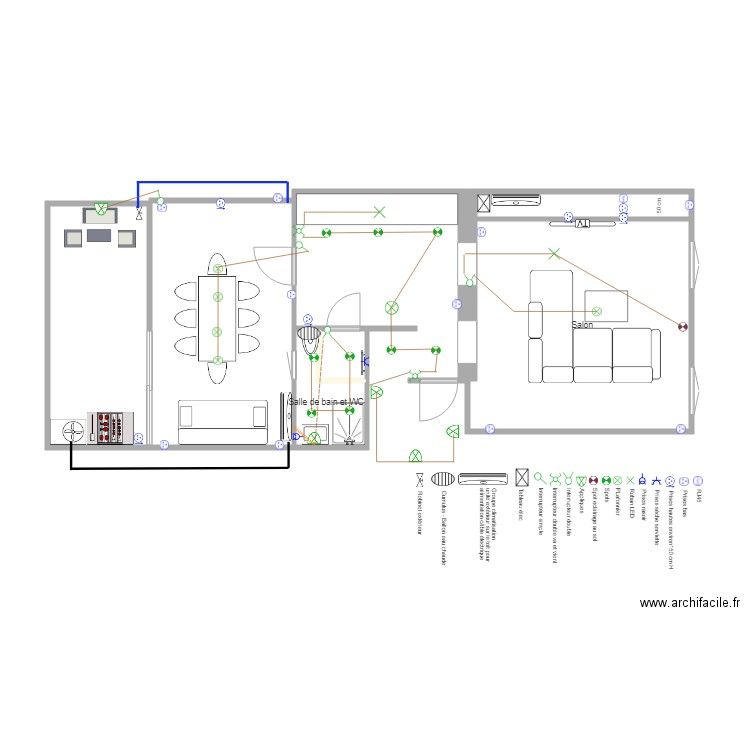 Plan RDC. Plan de 0 pièce et 0 m2