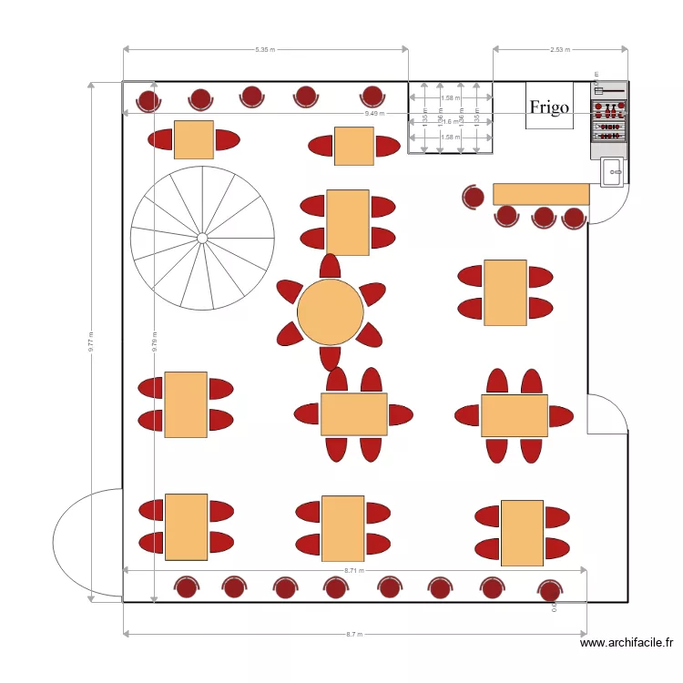 plan quatrieme etage. Plan de 