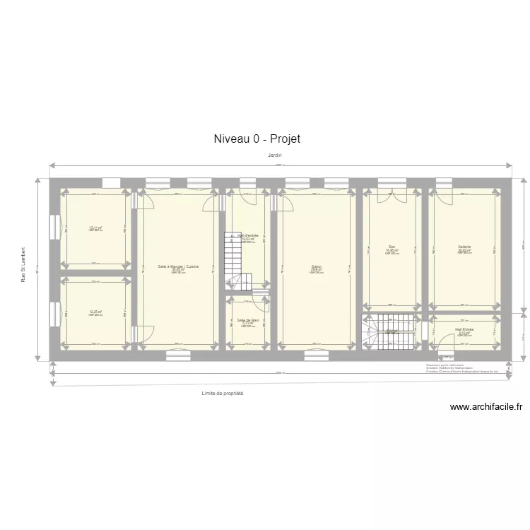 Tourinnes Rez Projet. Plan de 