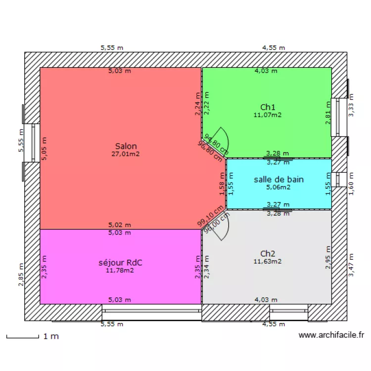 Grange,Etage. Plan de Grange,Etage. Plan de