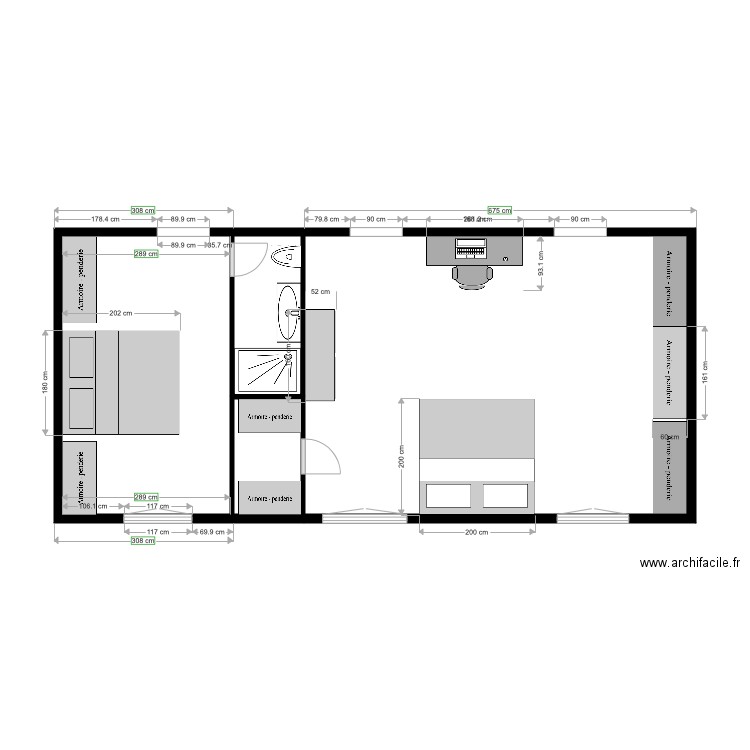 Montparnasse salon. Plan de 0 pièce et 0 m2