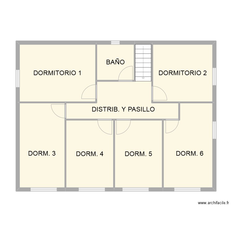 ESPIOLLA BORJA P2. Plan de 8 pièces et 86 m2