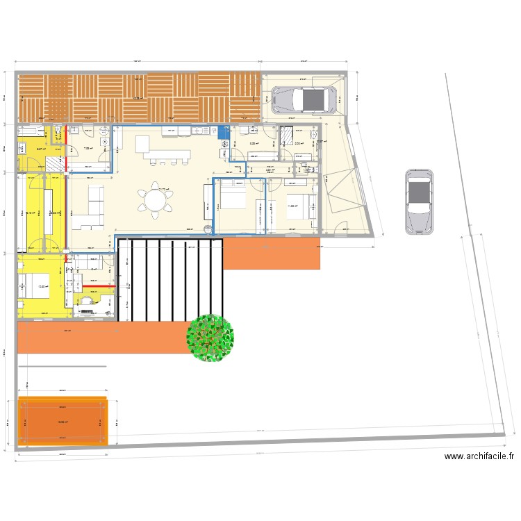 Meschers PLAN 28 09 2023. Plan de 17 pièces et 242 m2