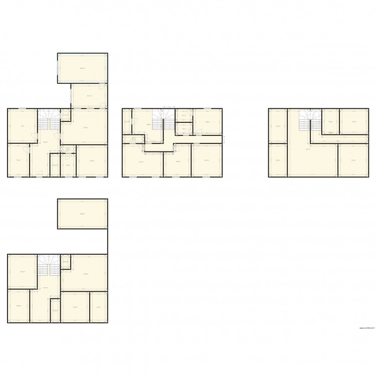 pernot angouleme cybard. Plan de 37 pièces et 540 m2