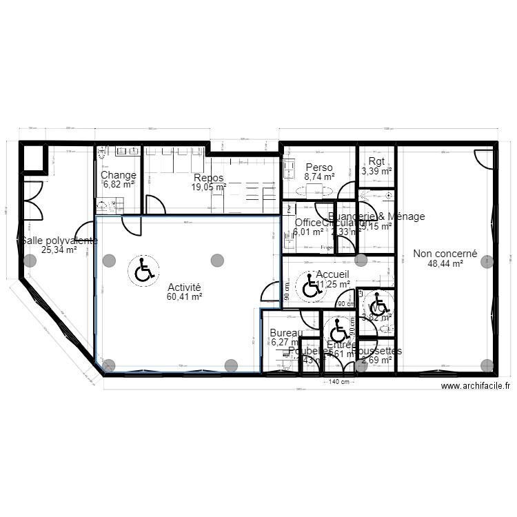 Fontenay Projet JORDAN x Pompidou. Plan de 0 pièce et 0 m2