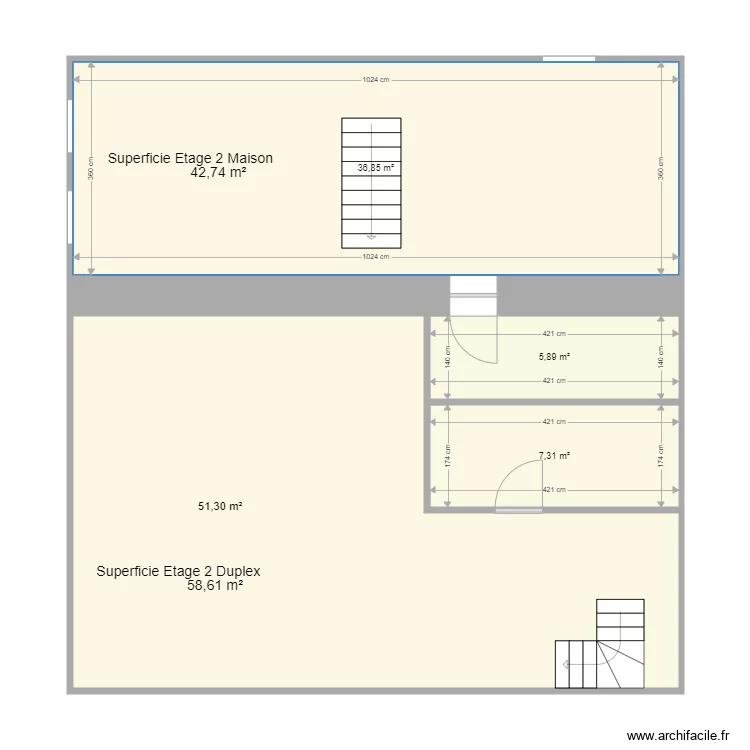 Maison Seb Pisvin Etage 2. Plan de Maison Seb Pisvin Etage 2. Plan de