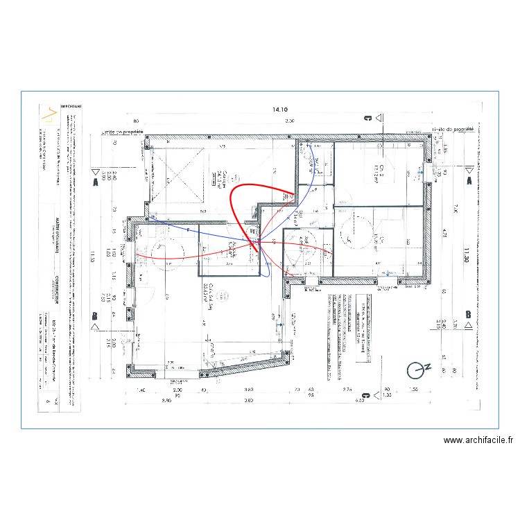 ODOUIN. Plan de 0 pièce et 0 m2