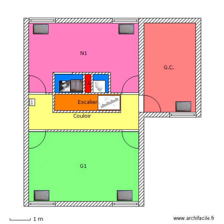 St Eloi Etage AM2. 1. Plan de 0 pièce et 0 m2