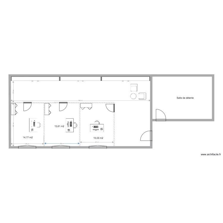 bureau lannoy. Plan de 