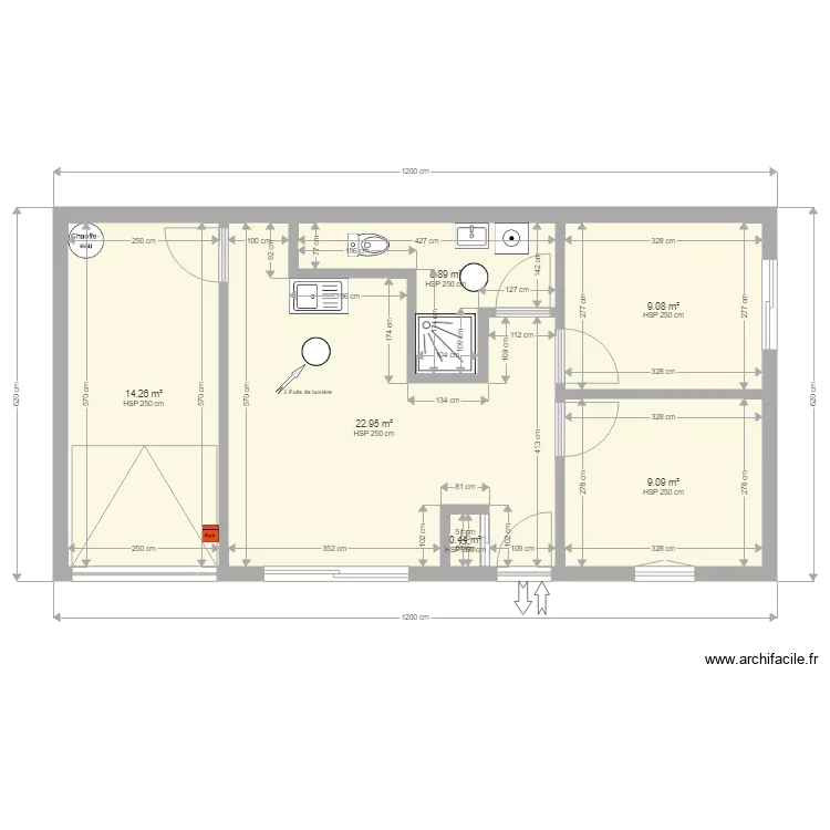 Le Moulin fevrier 2021 Projet Maison T3 Version 1. Plan de 
