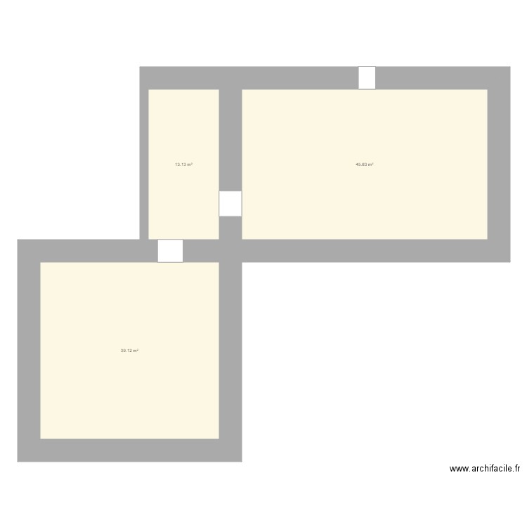 2e habitations RDC. Plan de 0 pièce et 0 m2