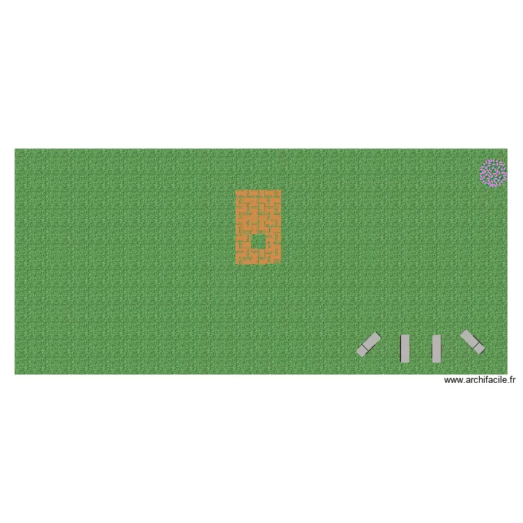 maison personne agee. Plan de 