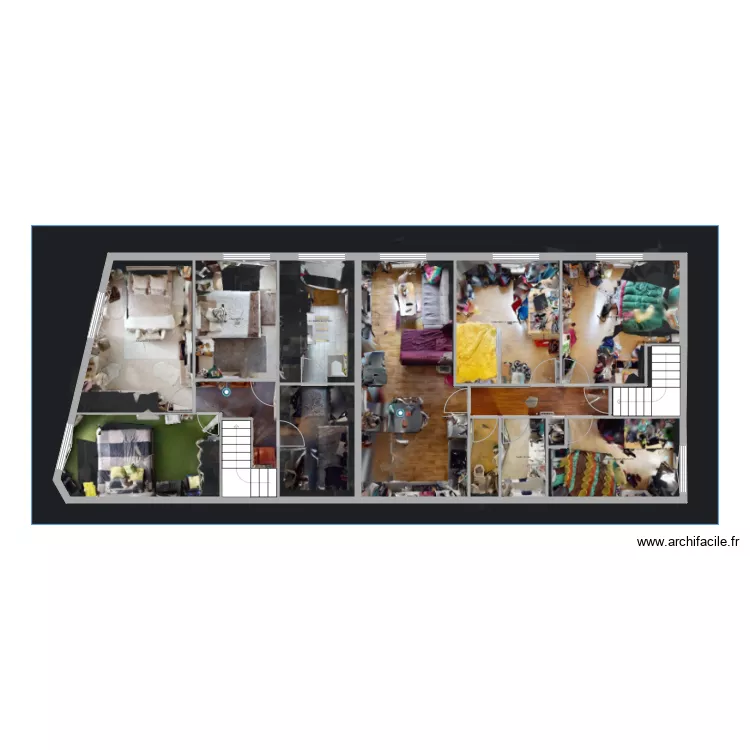 Choudar Niv 2 matterport. Plan de 