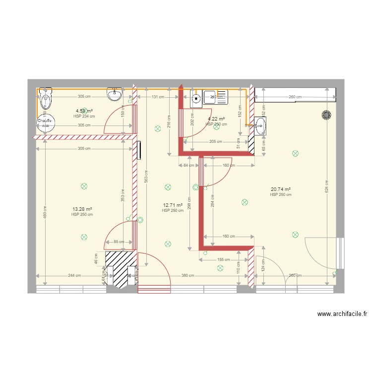 local Fontaine sur Saône. Plan de 0 pièce et 0 m2