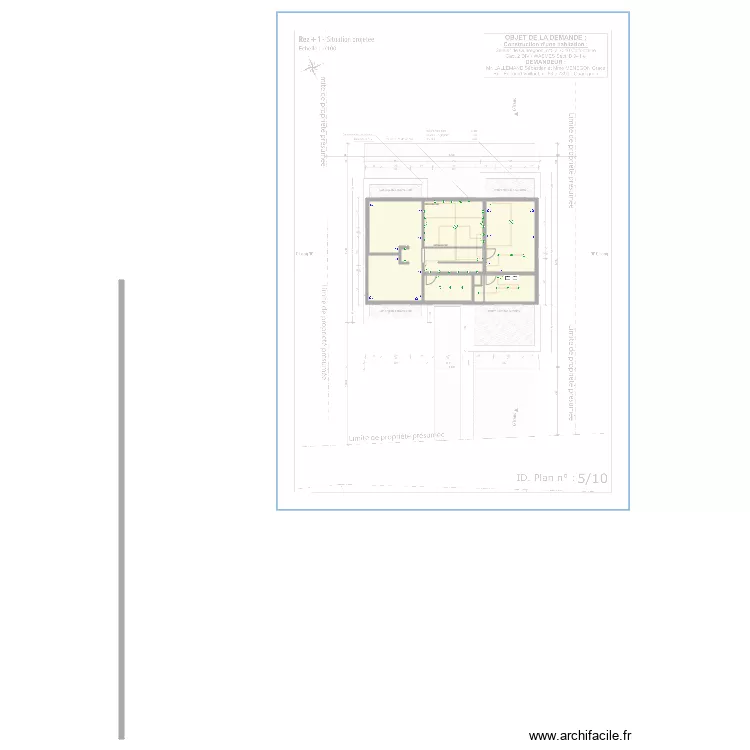 Sentier de Quaregnon 4a etage. Plan de Sentier de Quaregnon 4a etage. Plan de