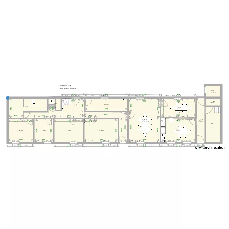 B&acirc;timent Voltaire RDC 1 ORIGINAL. Plan de 