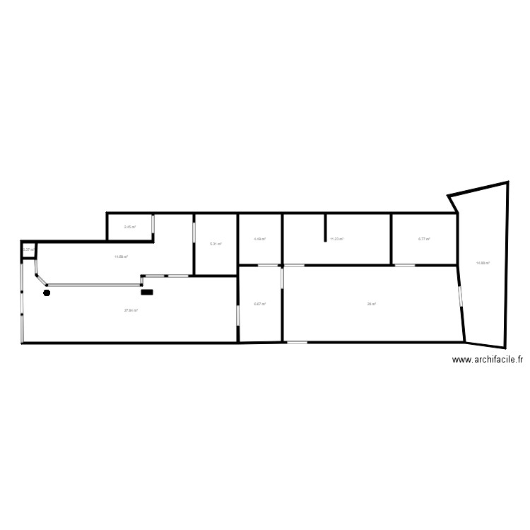 bazare pasteur. Plan de 0 pièce et 0 m2