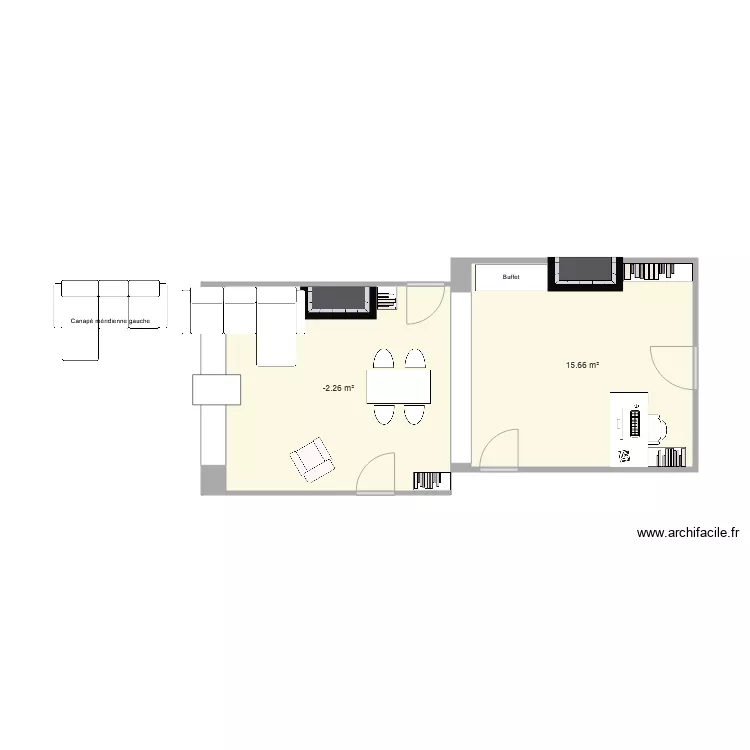appart 20 glycines modifi&eacute;. Plan de 