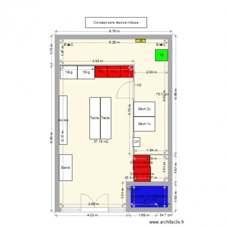 Louveigne projet4 non lessive. Plan de 0 pièce et 0 m2