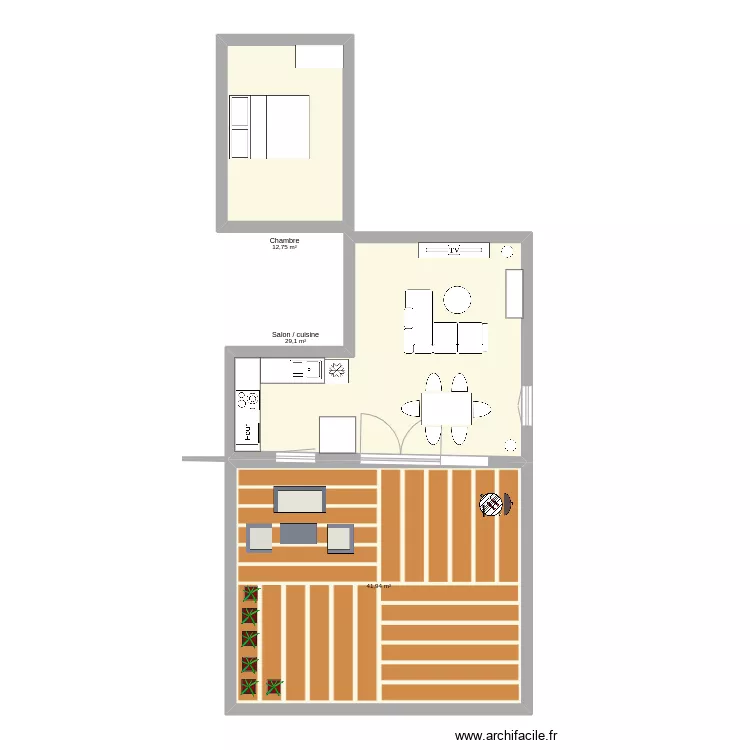 Appartement. Plan de 