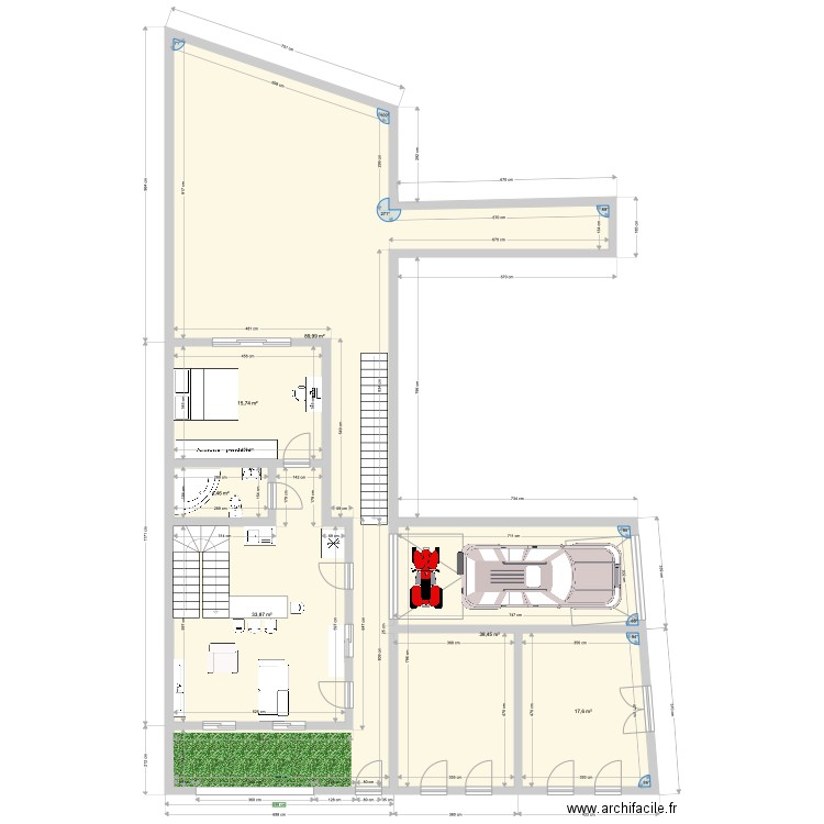 CasaMarataizes. Plan de 6 pièces et 200 m2