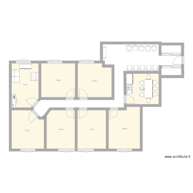 Clinique 2075. Plan de 0 pièce et 0 m2