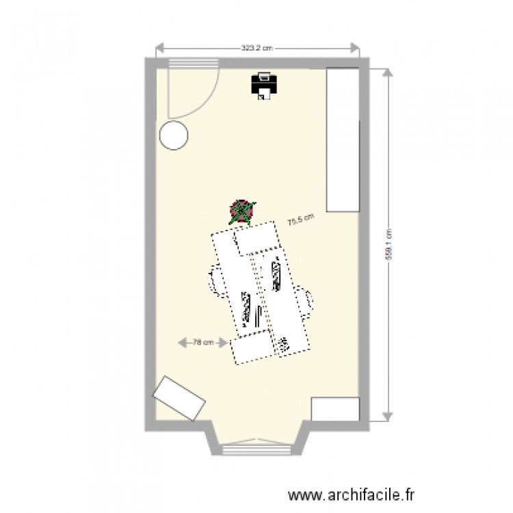 MonBureau. Plan de 0 pièce et 0 m2