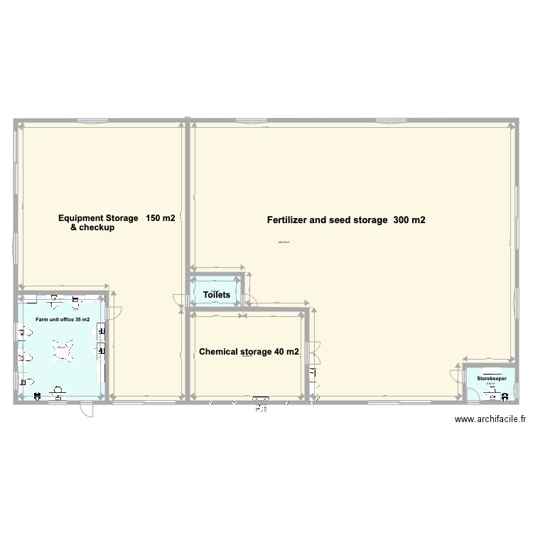 warehouse DIRPP 3. Plan de 0 pièce et 0 m2