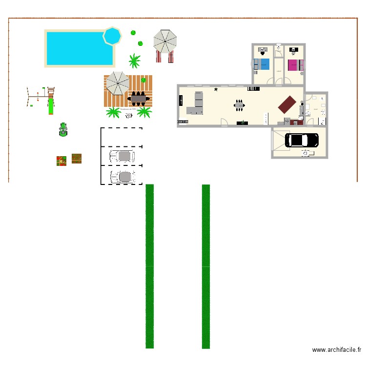 clem 4. Plan de 13 pièces et 167 m2