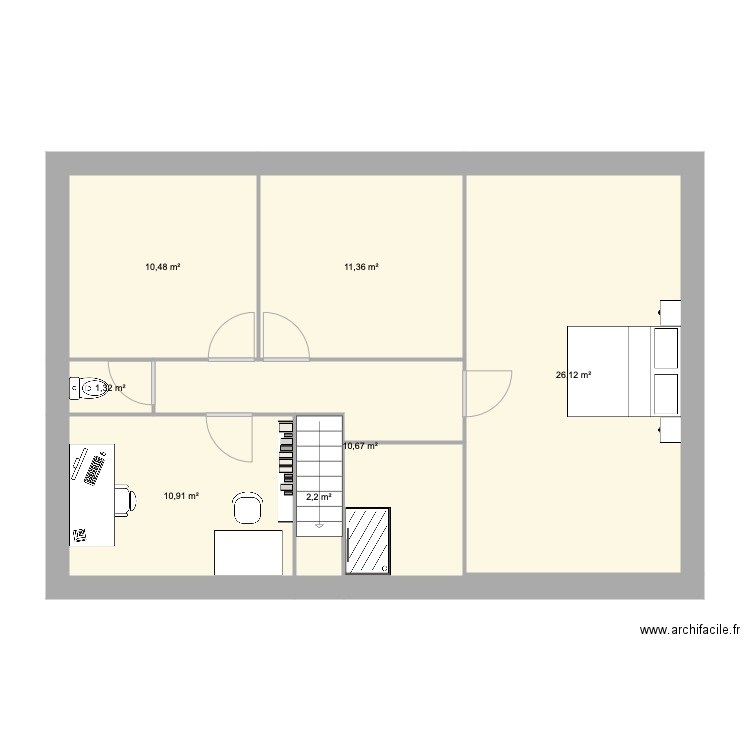 Maison Ardon E1. Plan de 0 pièce et 0 m2