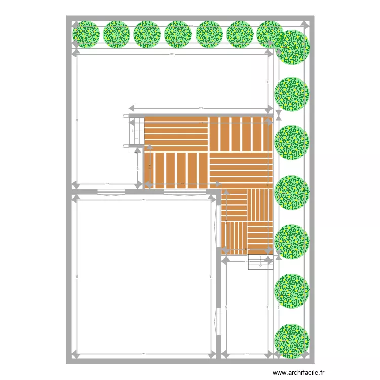 D04 jardin. Plan de 