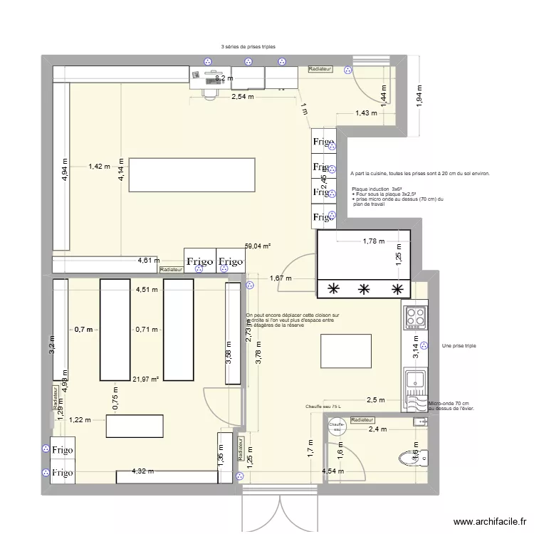 &eacute;picerie mens 28_07 18h36 perso V1. Plan de 2  et 81 m²
