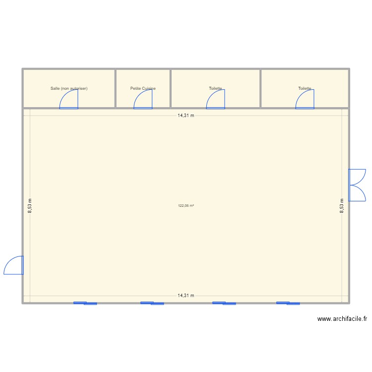 Salle de Brêmes 2. Plan de 0 pièce et 0 m2