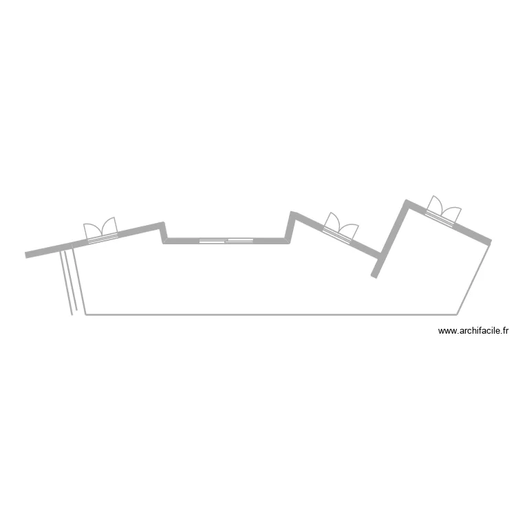 terasse maison. Plan de 1 et 8 m² terasse maison. Plan de 1 et 8 m²