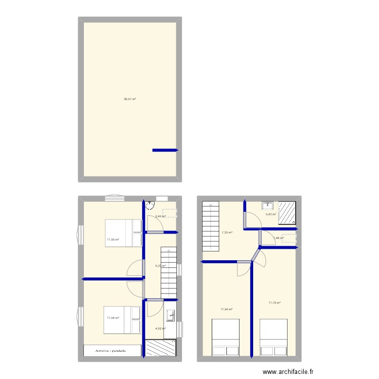 GOURBI. Plan de 0 pièce et 0 m2